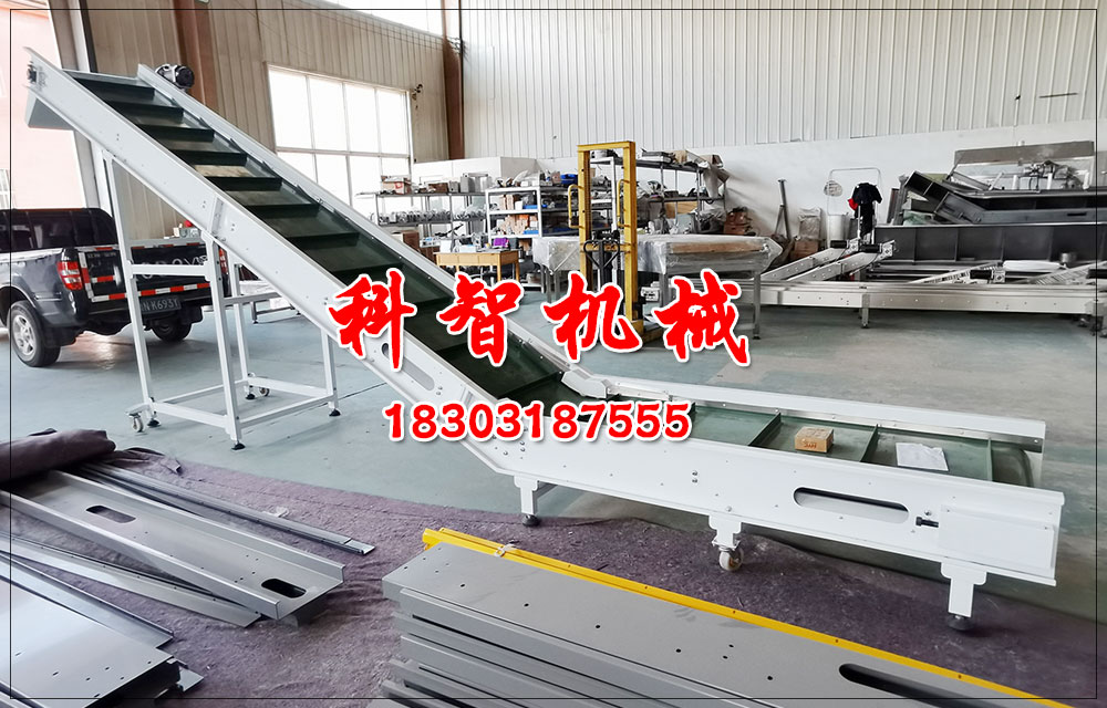 包裝線皮帶爬坡輸送機